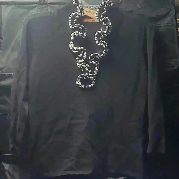 Belldini Modello Black Blouse Size PM - Picture 1 of 4